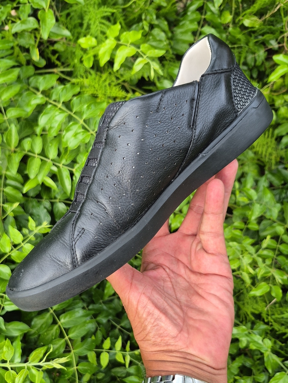 KIZIK (Vietnam) Ladies Black 'MIAMI' Slip-On "HANDS-FREE" Casual Sneakers - Picture 3 of 17